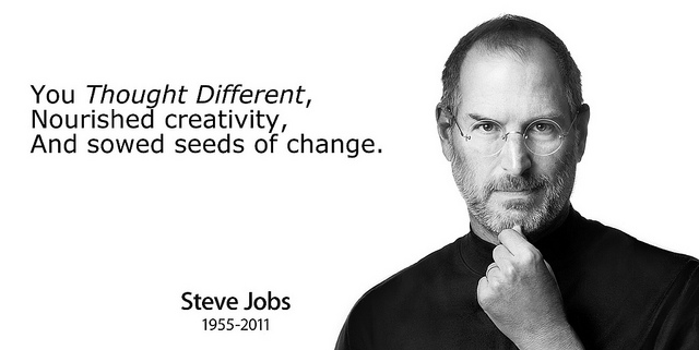 Steve Jobs, “Think different”