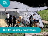 Basque Culinary Centerreko ikasleak baratzean